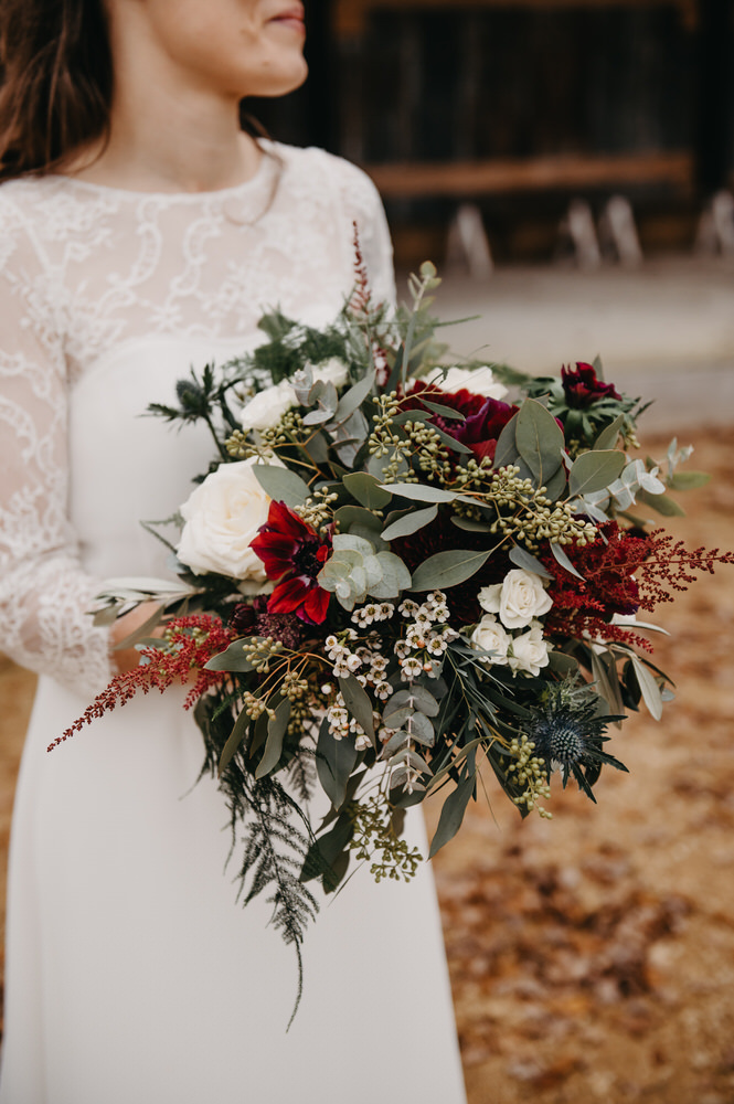 Wedding Bridal Bouquet Details - Hampshire Wedding Photography