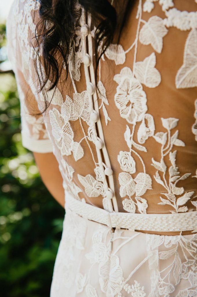 Elegant Phase Eight Embroidered Wedding Dress