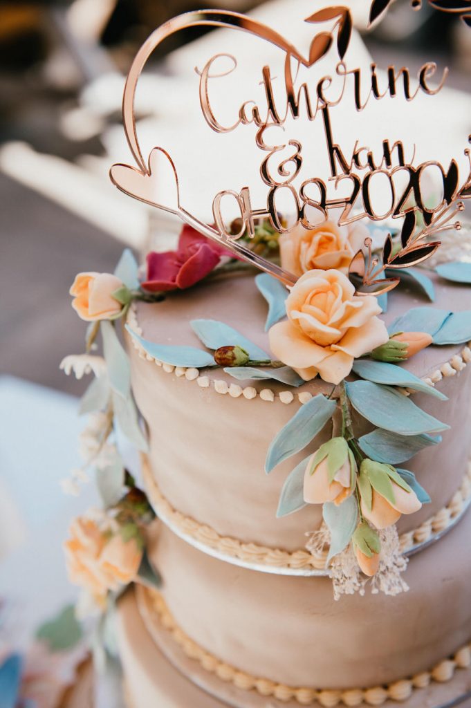 Home Made Wedding Cake - Surrey Wedding Photography