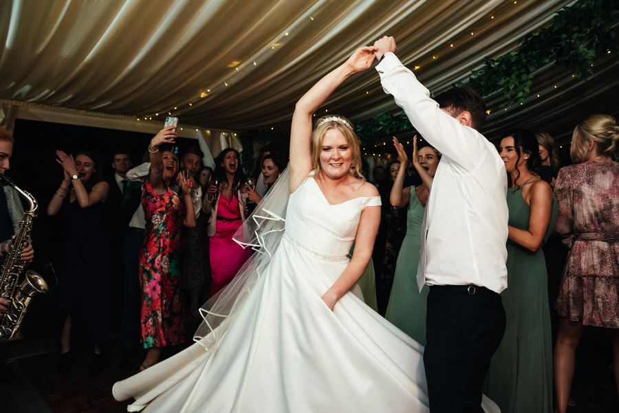 Fun First Dance Photography - Elegant Burrows Lea Wedding