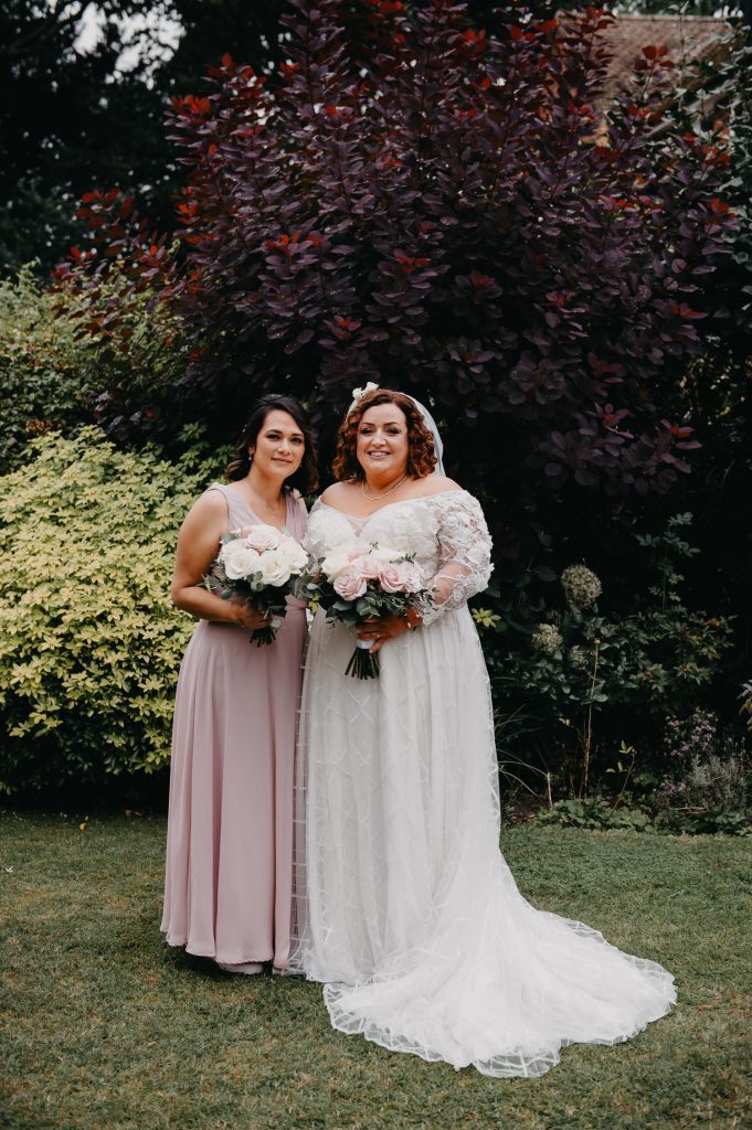Bride and Maid of Honour Portrait - Wedding Photography Surrey