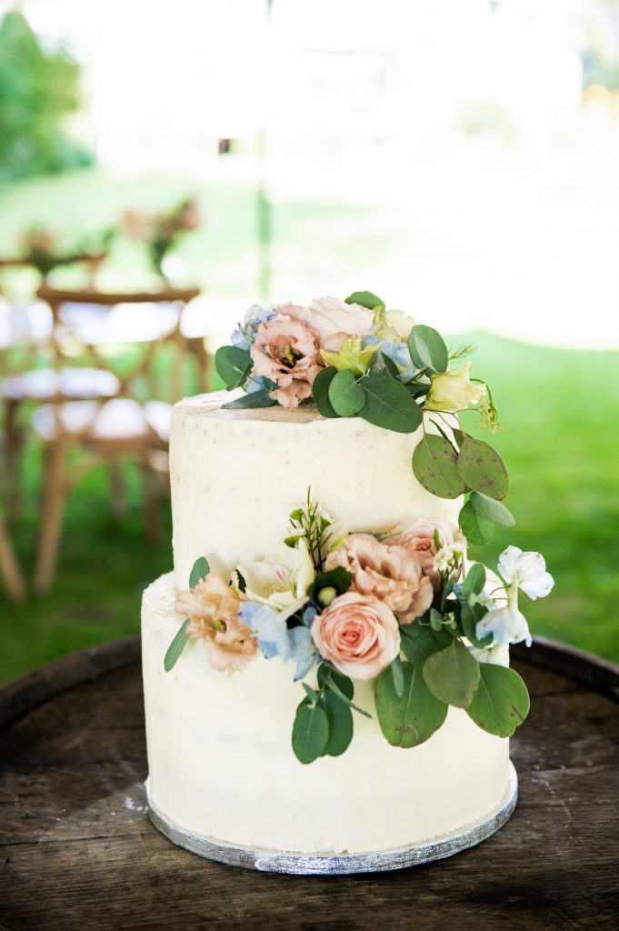 Two Tiered Wedding Cake