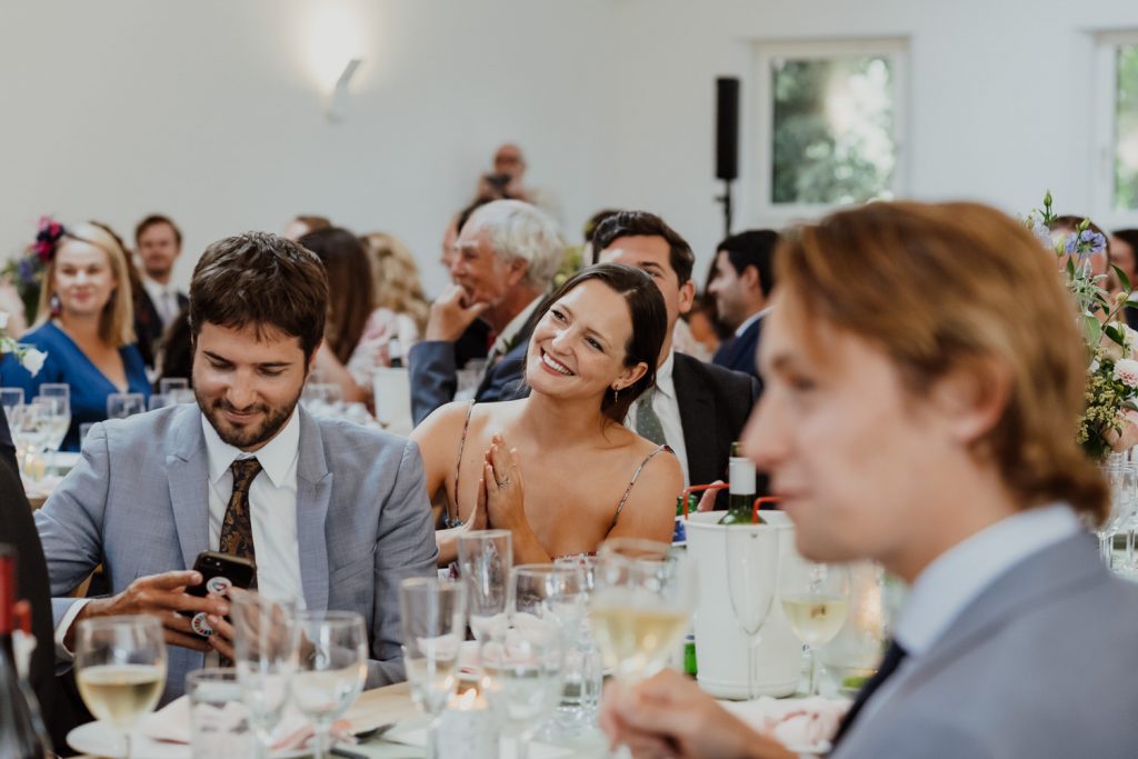 Candid Guest Reaction During Speeches