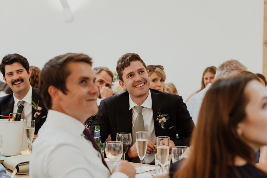 Candid Guest Reaction During Speeches