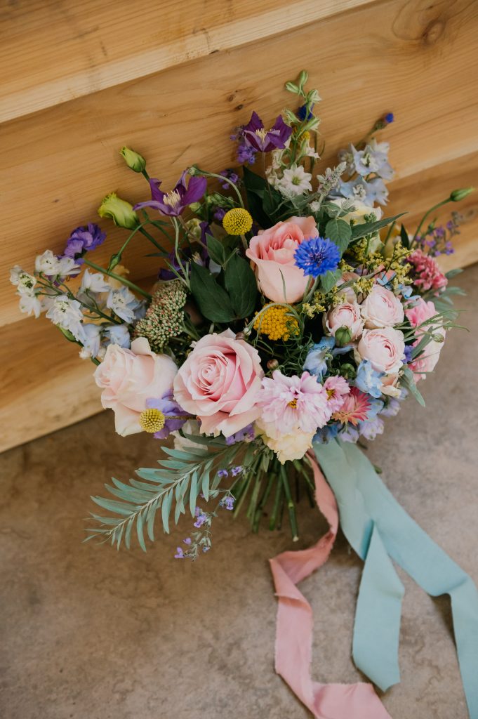 Fresh and Vibrant Wedding Bouquet