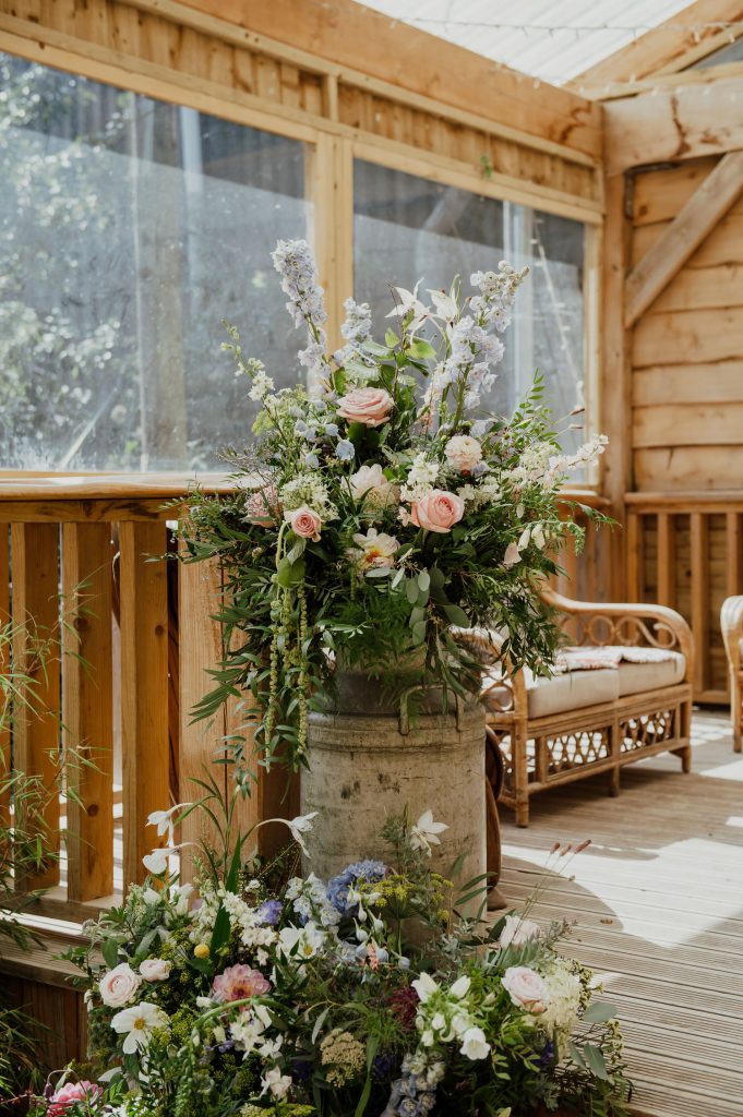 Rustic Floral Wedding Decor