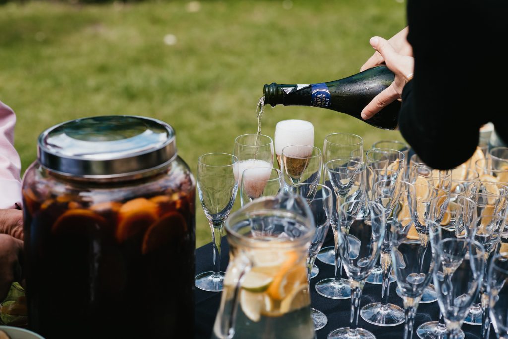 Champagne Wedding Reception