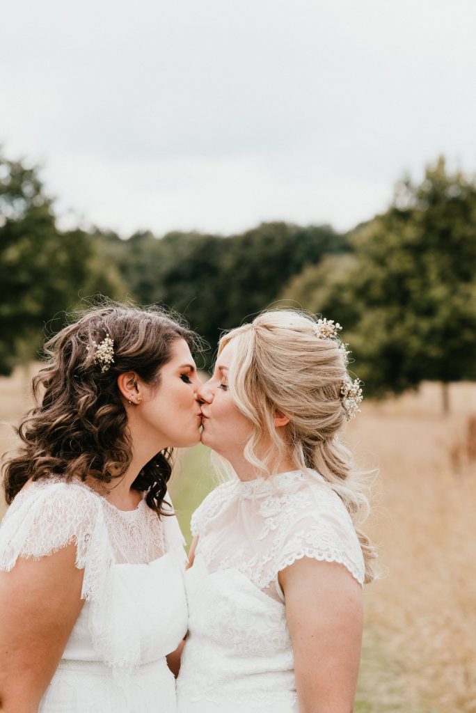 Romantic Outdoor LGBTQ Wedding Photography