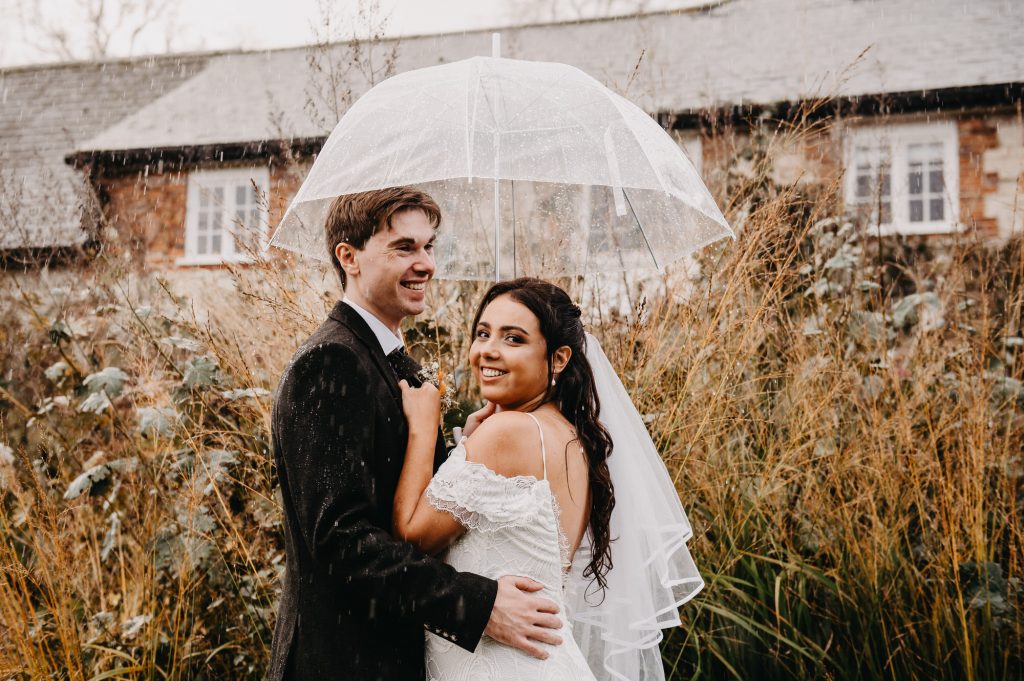 Natural and Relaxed Bury Court Wedding Portraits in the Outdoor Grounds