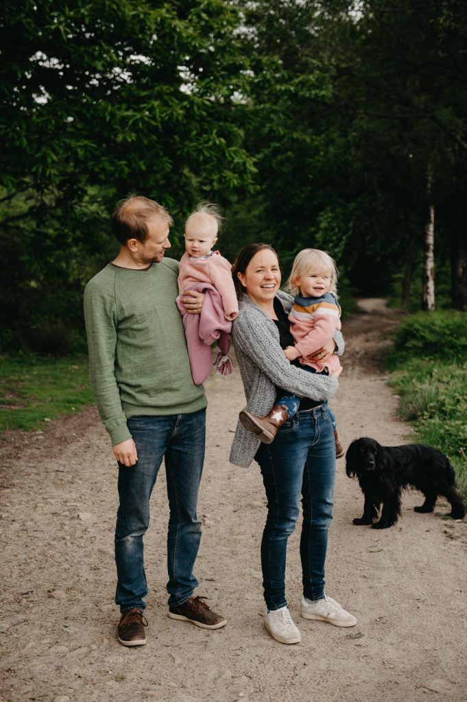 Relaxed Outdoor Family Portrait - Surrey Family Photography