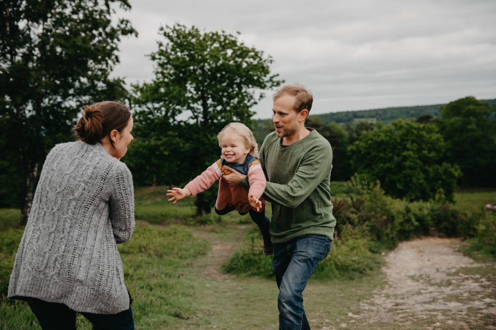 Fun and Candid Family Moments - Surrey Holmbury Hill