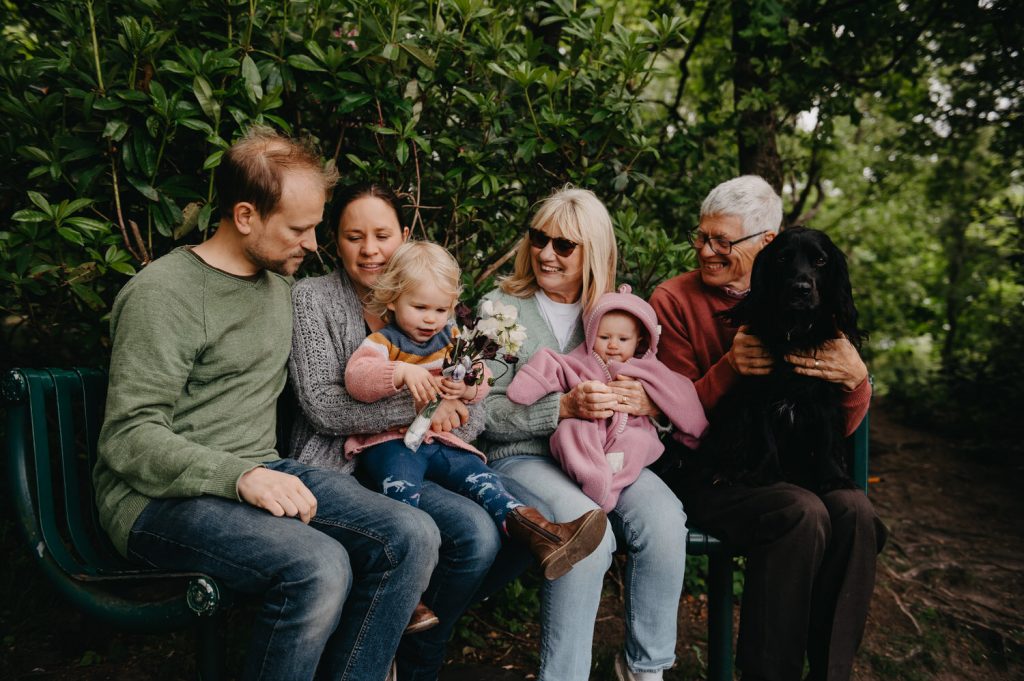 Relaxed Outdoor Group Portrait - Surrey