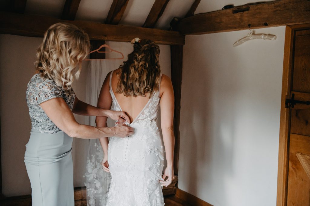 Mother and Daughter Moment - Bridal Dress
