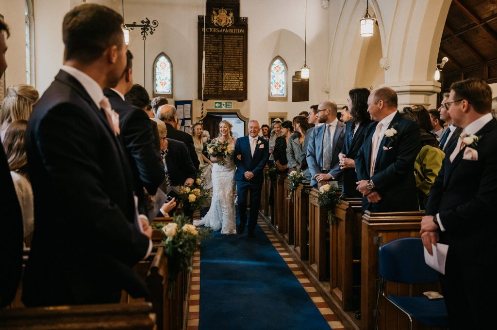 Bridal Entrance - Documentary Wedding Photography 