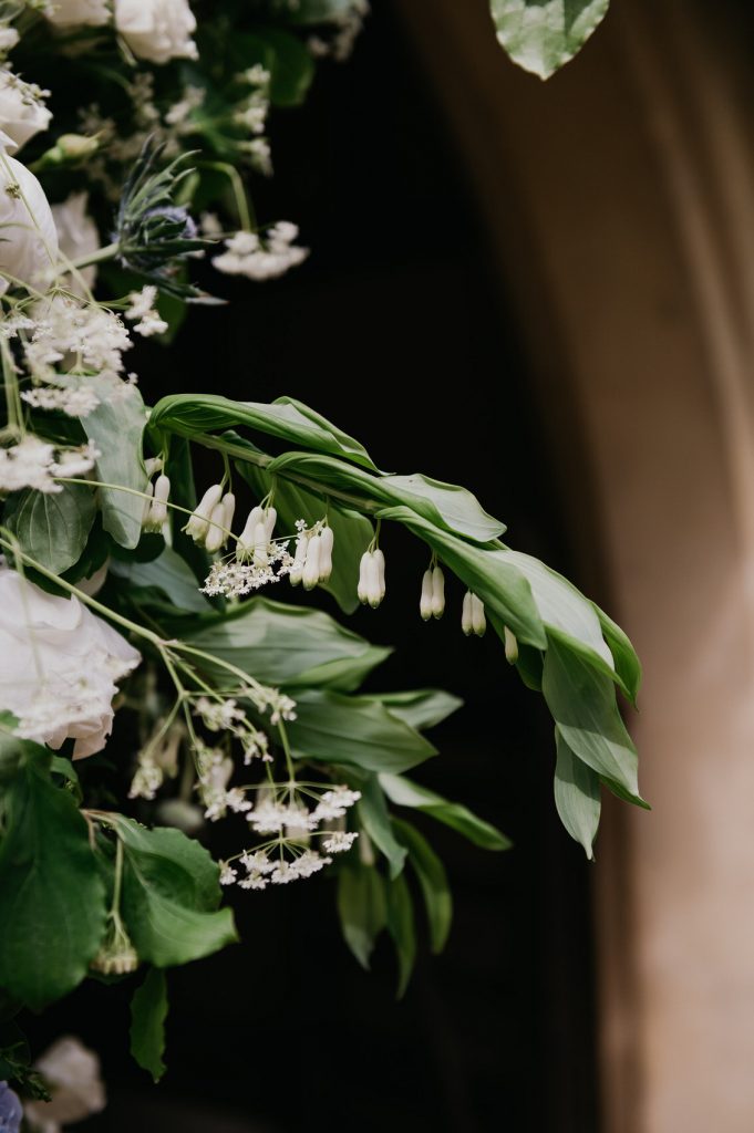 Church Floral Archway - Surrey Wedding Photography