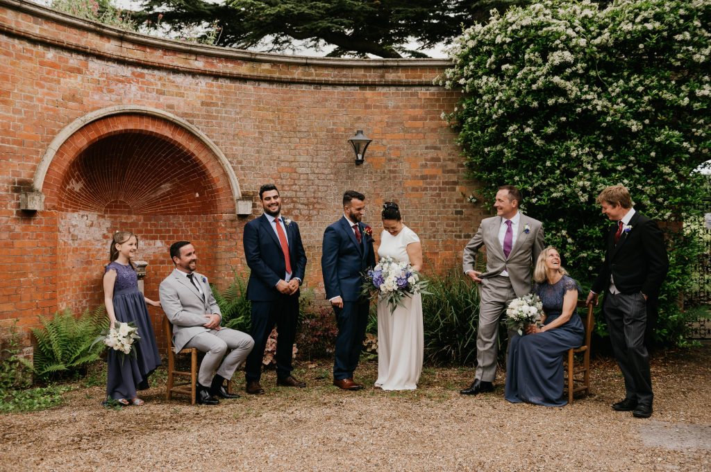 Elegant and Stylised Group Wedding Photography