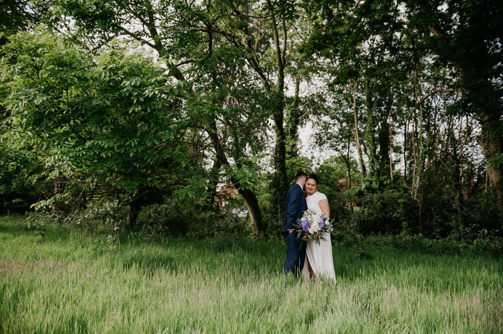 Outdoor Wedding Portrait - Surrey Wedding Photographer