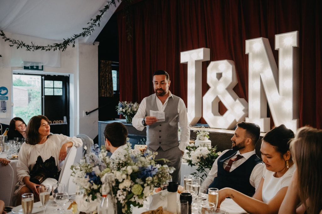 Best Man Wedding Speech Photography
