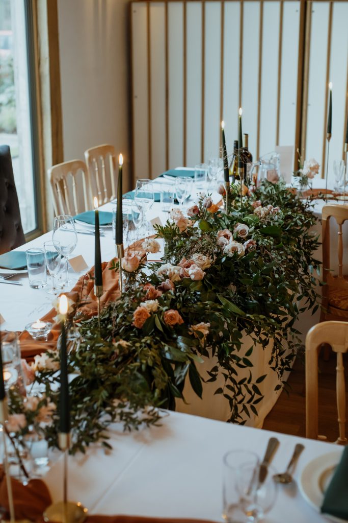 Wedding Top Table Decor - Floral Arrangement