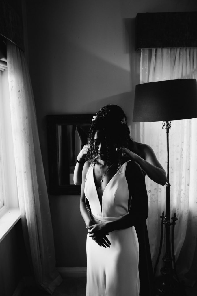 Black and White Documentary Wedding Photography