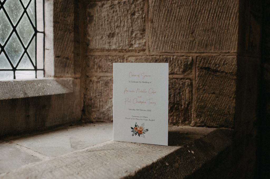 Wedding Invite Photography - Natural Wedding Photography
