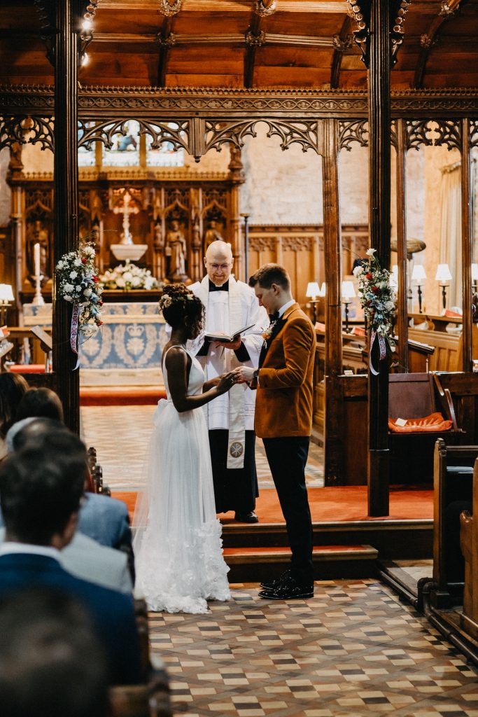 Church Wedding Ceremony - Herefordshire wedding photographer