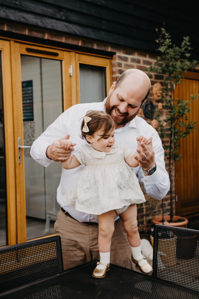 Father and Daughter Portrait - Surrey Family Photographer 