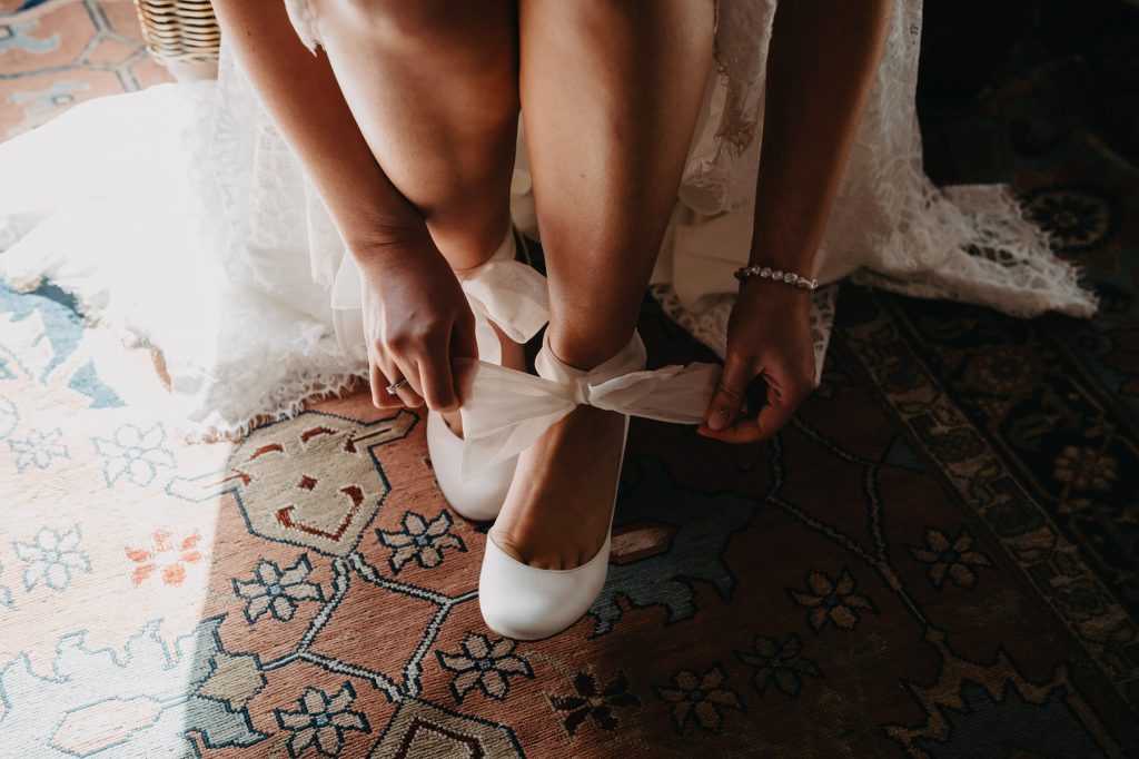 Bridal Morning Preparation - Bridal Shoes 