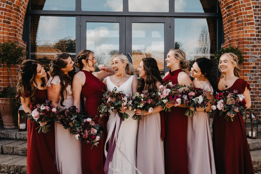 Fun Bridal Party Group Photography 