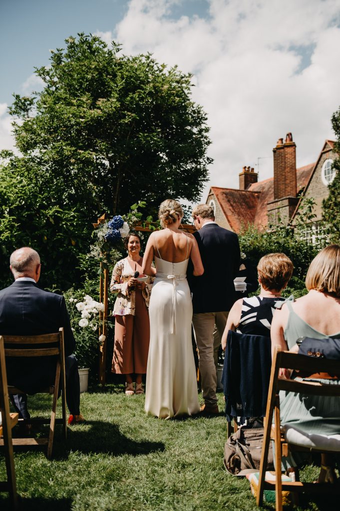 Outdoor Wedding Ceremony, Surrey Wedding Photography