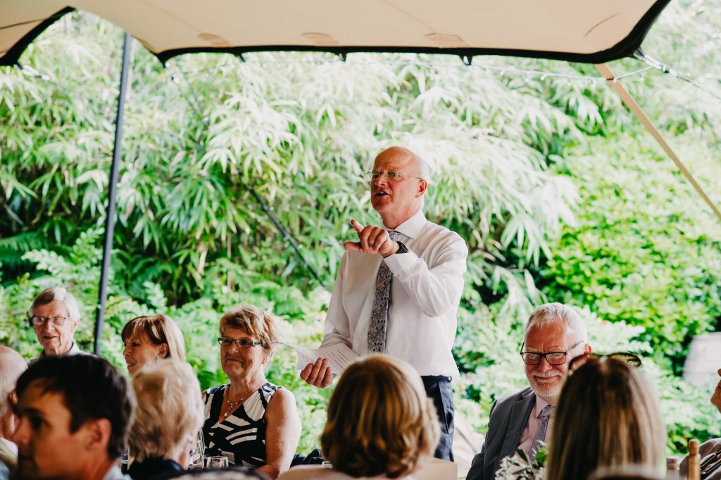 Father of The Bride Speech - Outdoor Marquee Wedding