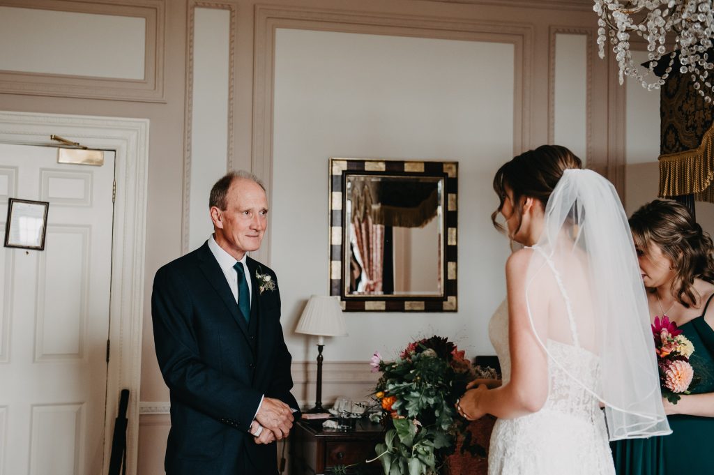 Father of The Bride First Look - Natural Surrey Wedding Photography 