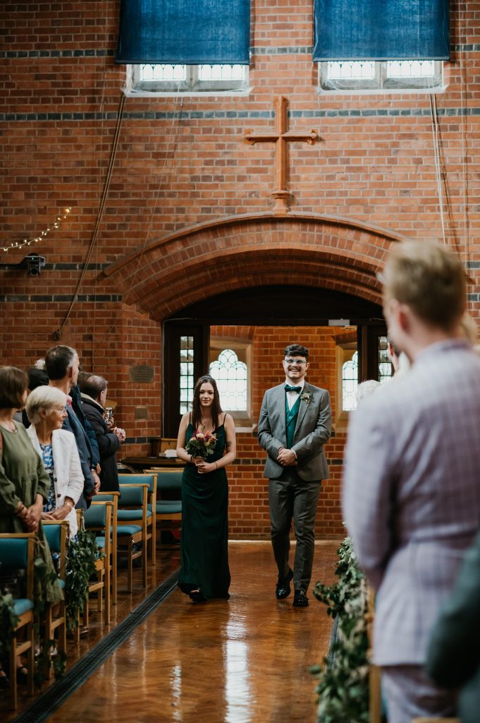 Natural Church Wedding Photography 