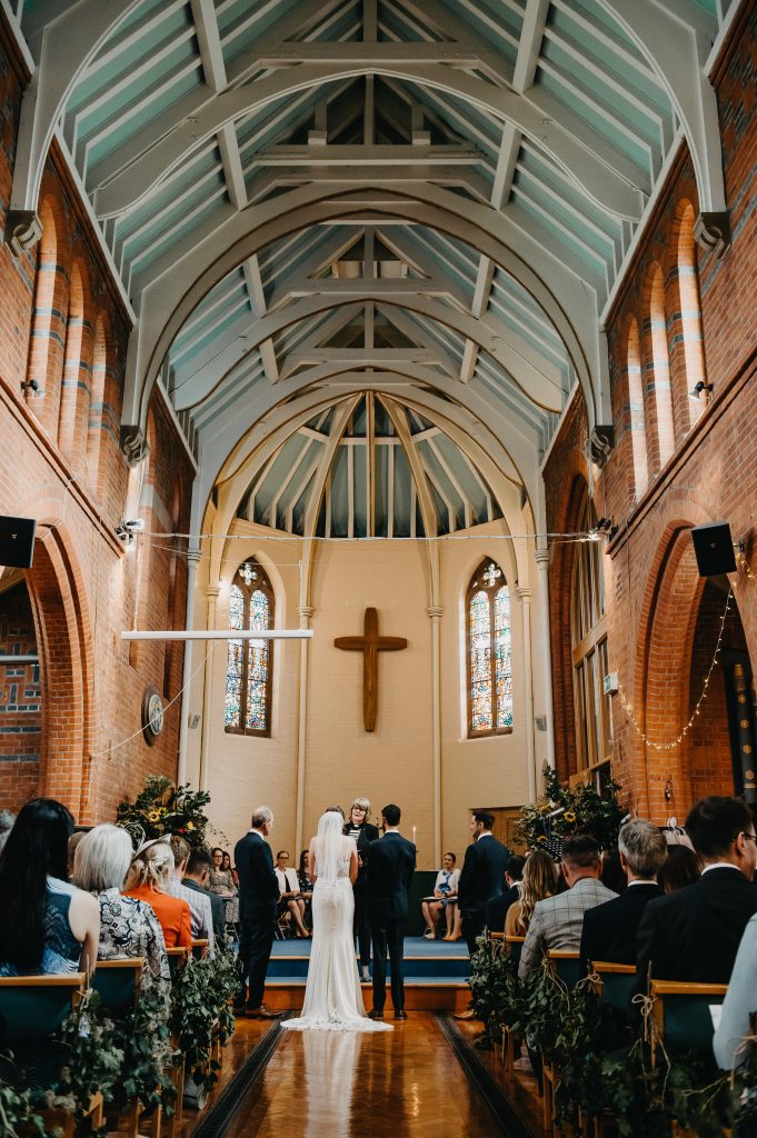 Natural Documentary Church Wedding Photography