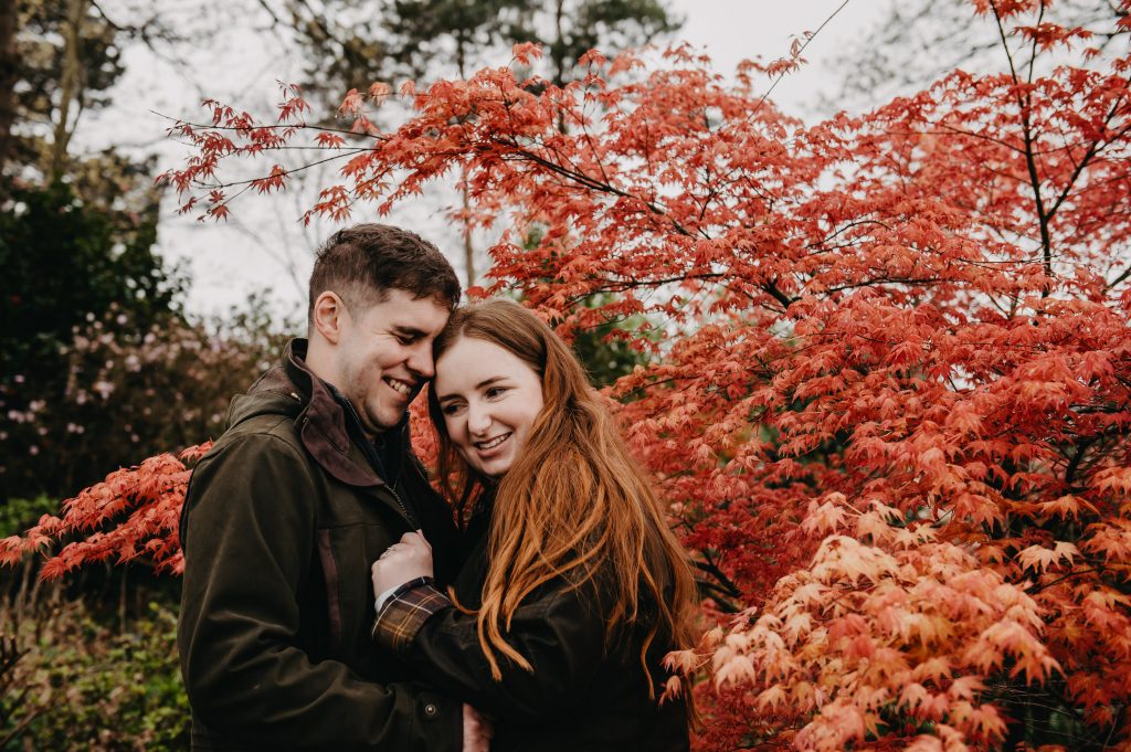 Relaxed RHS Wisley Gardens Engagement Shoot