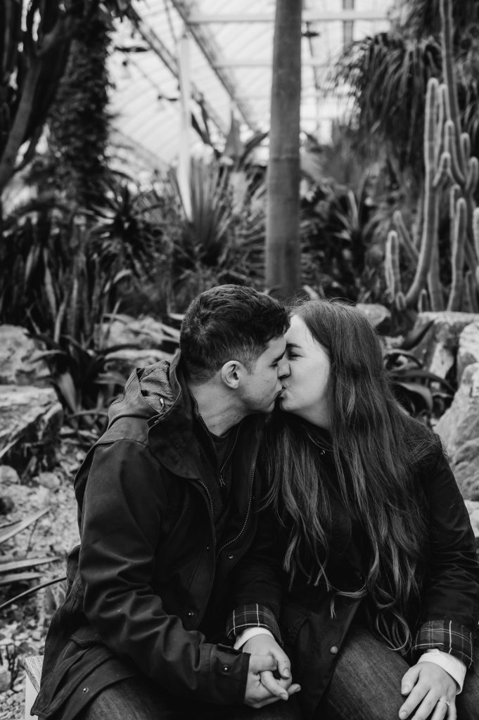 Romantic Couples Portraits - Wisley Gardens Engagement Shoot