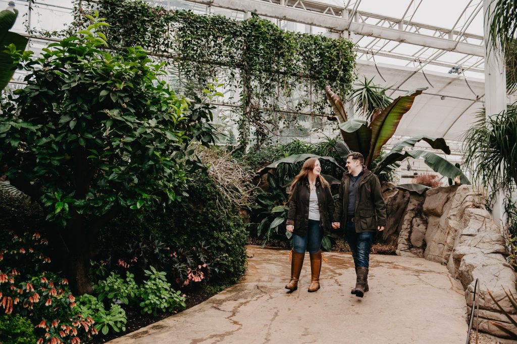 Natural RHS Wisley Gardens Engagement Session