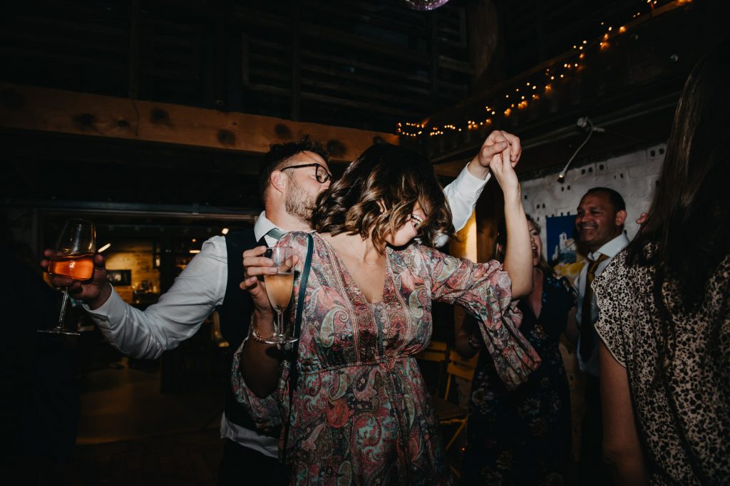 Lively Wedding Dance Floor - Farnham Pottery Wedding