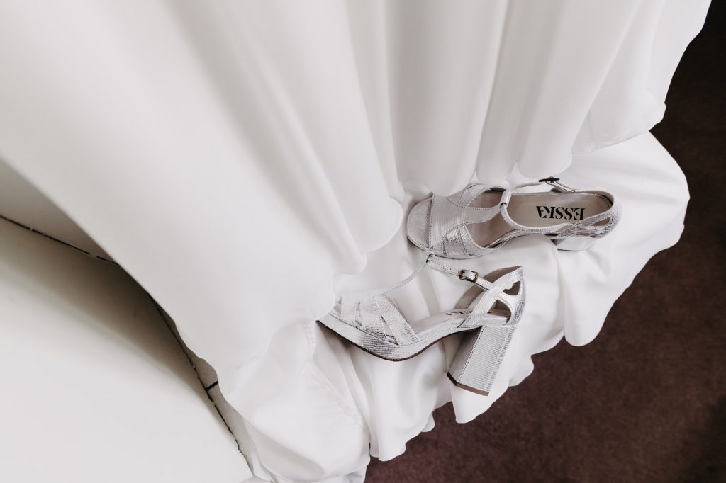 Bridal Shoes - Surrey Wedding Photography