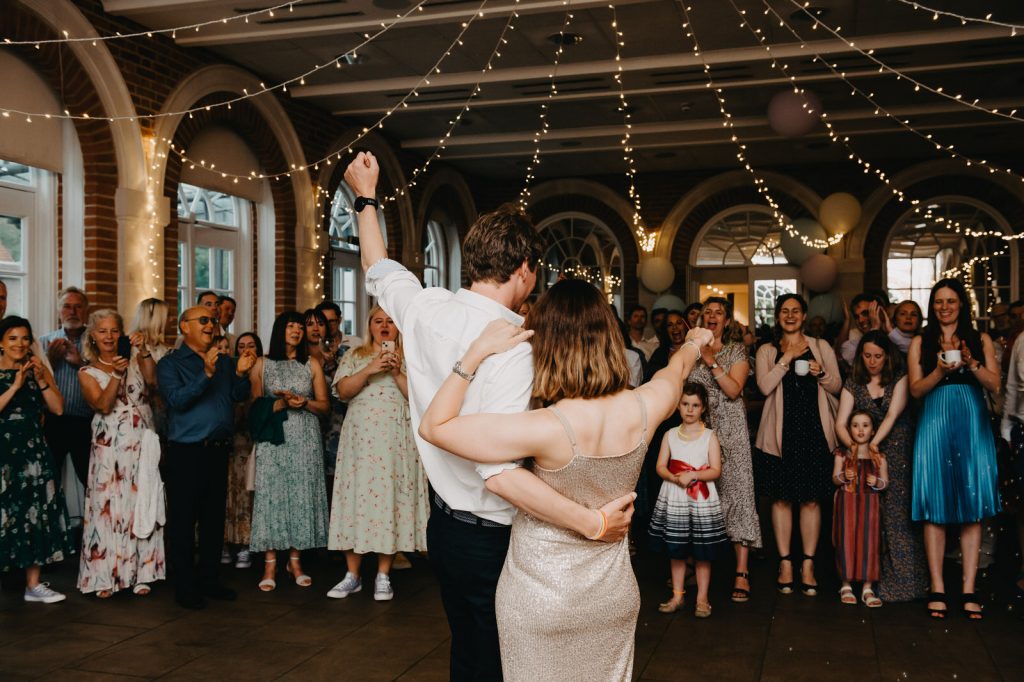Fun and Lively First Dance - Great Fosters Wedding