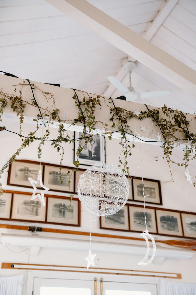 Chic and White Decorated Rowing Club