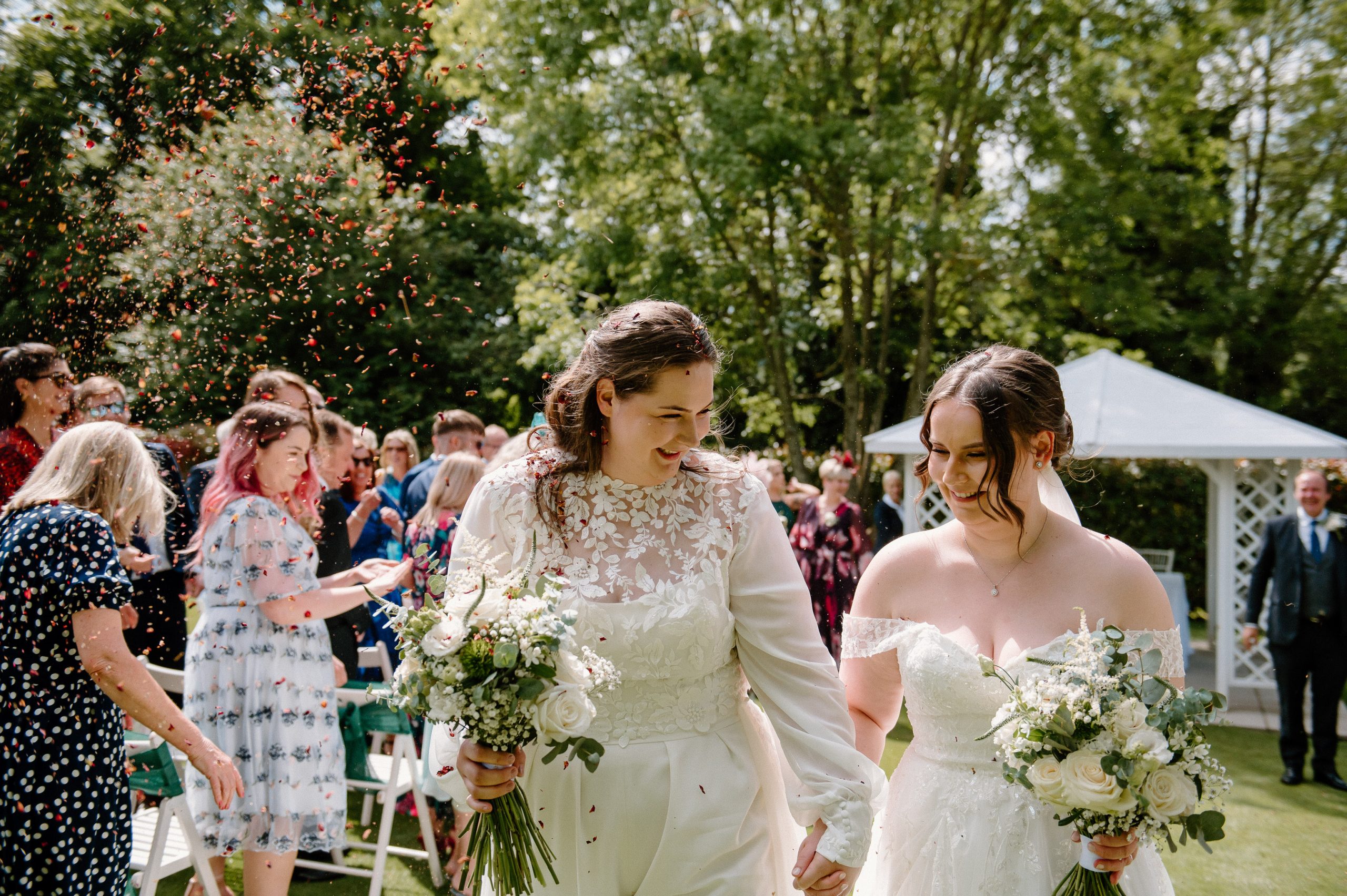 Natural LGBTQ+ Wedding Photography - Outdoor Wedding Ceremony