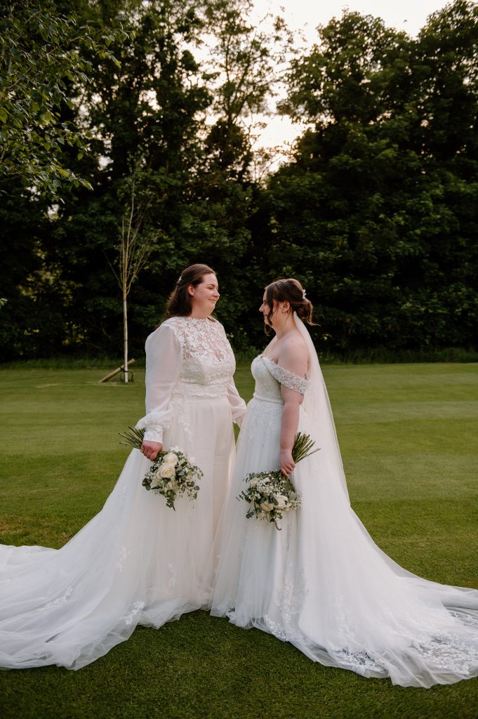 Natural LGBTQ+ Wedding Photography, Relaxed Wedding Portraits