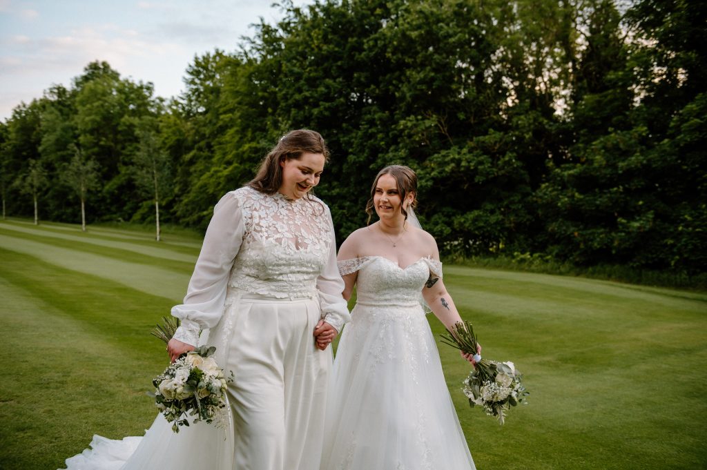 Natural LGBTQ+ Wedding Photography, Relaxed Wedding Portraits