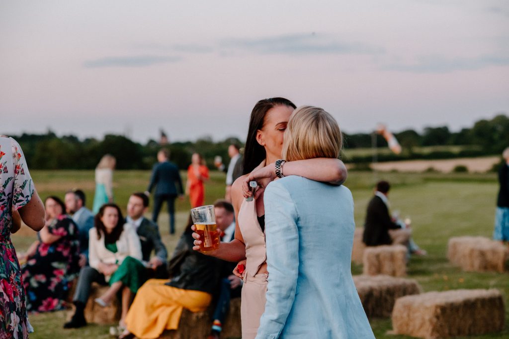 Candid Guest Wedding Photography - Outdoor Barn Wedding