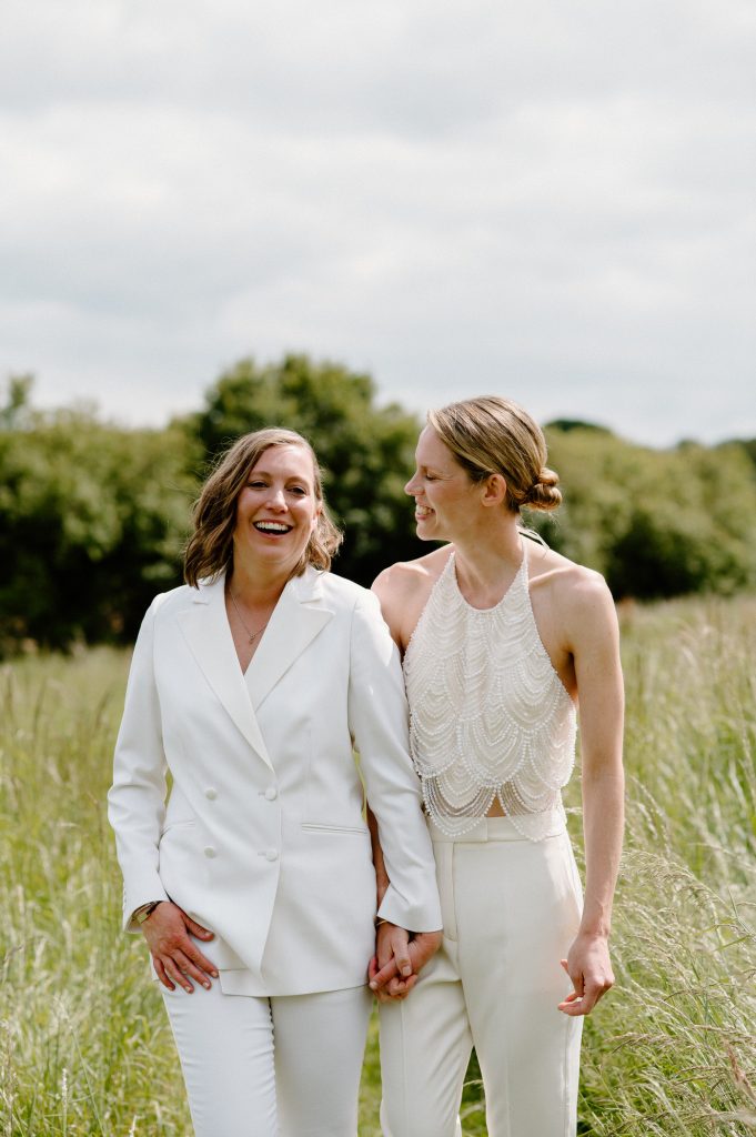 Fun and Relaxed Couples Portraits - Outdoor Barn Wedding
