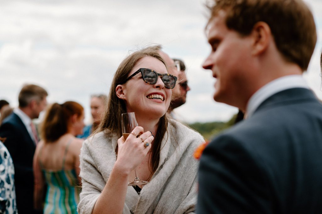 Candid Guest Wedding Photography - Outdoor Barn Wedding