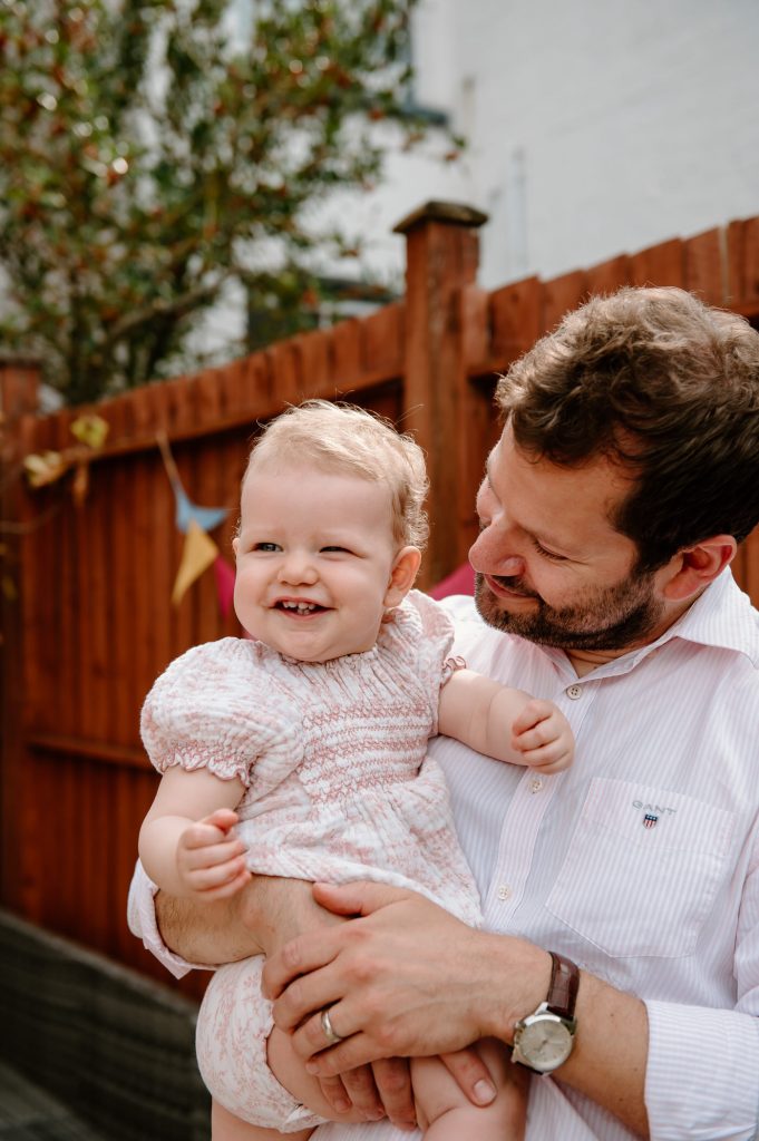 Candid Outdoor Family Photography at Home. 