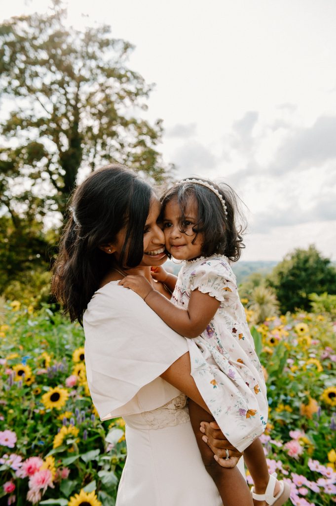 Mother Daughter Portrait. Natural Family Photography, Surrey. 