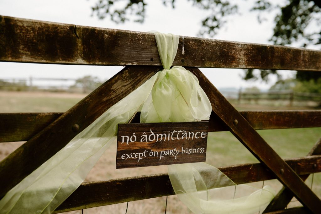 Lord of The Rings Themed Wedding 